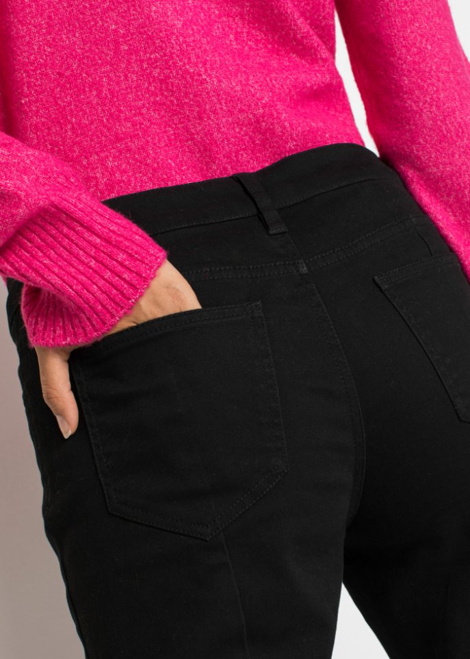 Schlaghose aus Twill
