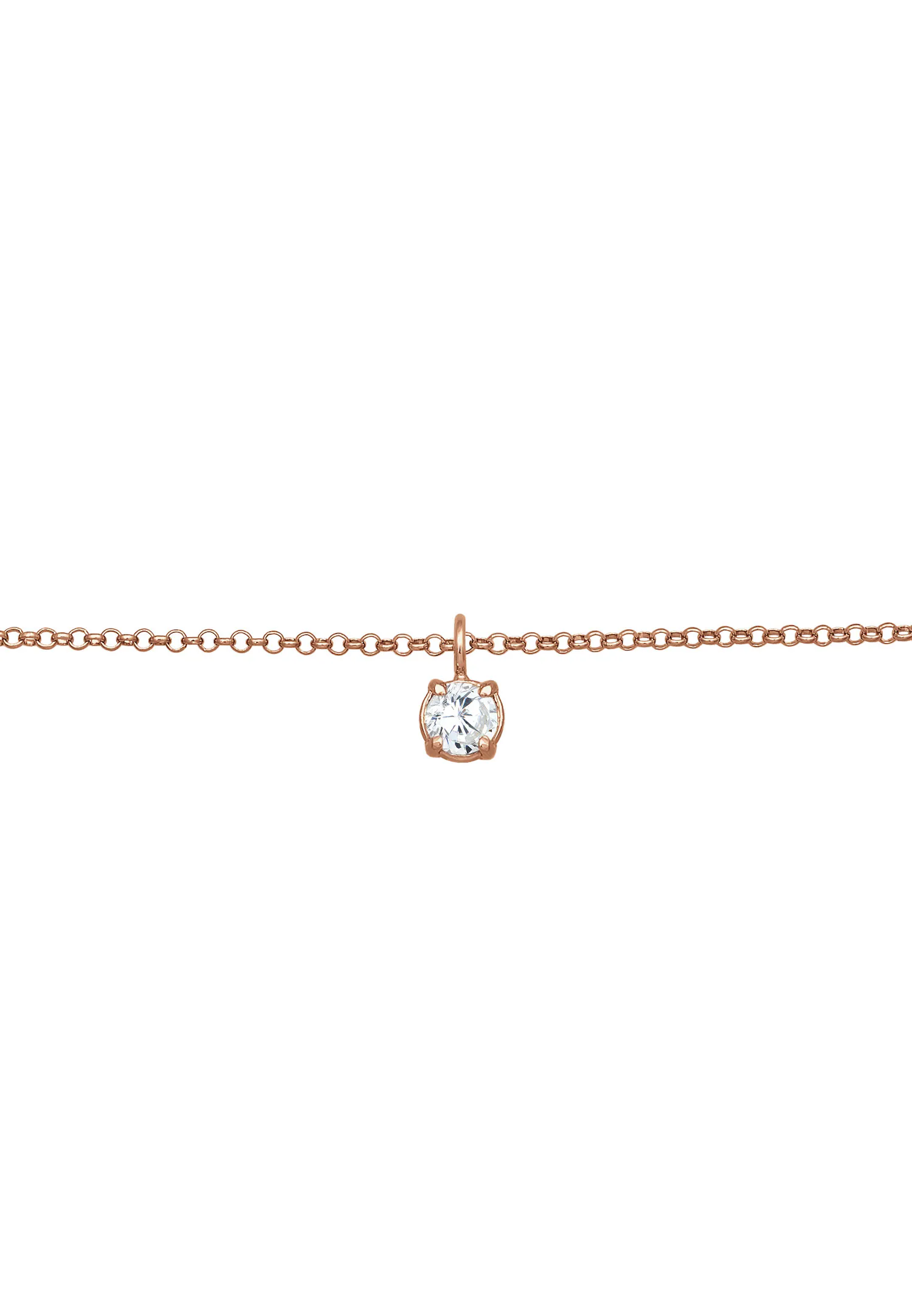 Dámsky prívesok Elli Choker Solitaire Basic so zirkóniom zo striebra 925