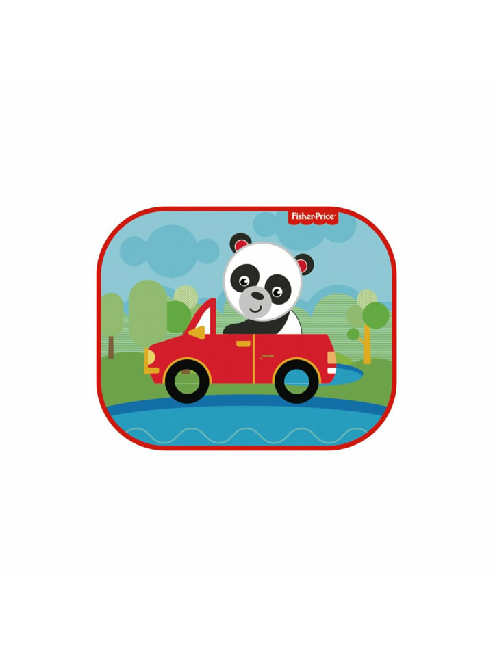 COFI 1453 2x Autosonnenschutz mit Pandamotiv – Sonnenschutz für Kinder in Mehrfarbig günstig kaufen onesize
