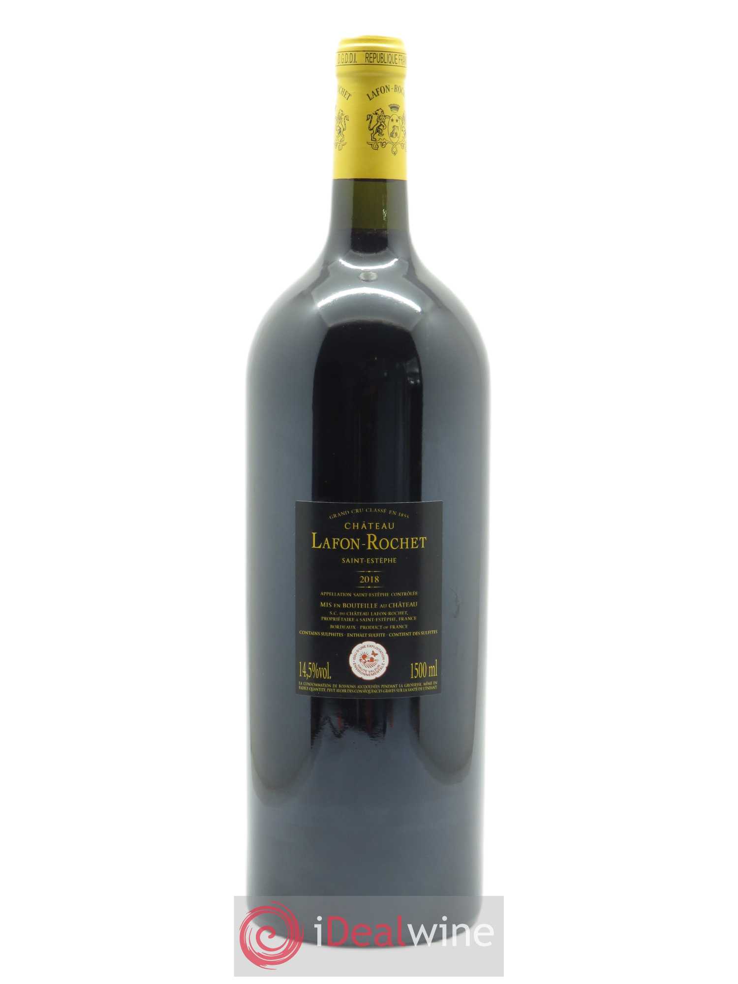 Château Lafon Rochet 4ème Grand Cru Classé (CBO à partir de 6 mgs) 2018 - Lot de 1 Magnum