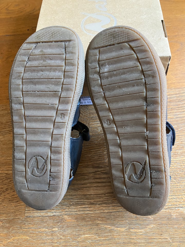 Naturino Leder-Halbsandalen in Dunkelblau günstig kaufen 34