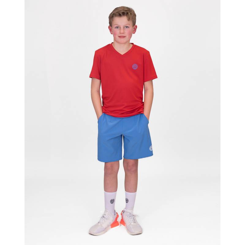 BIDI BADU Crew Inside Out Junior V-Neck Tee Tennisshirt Jungen