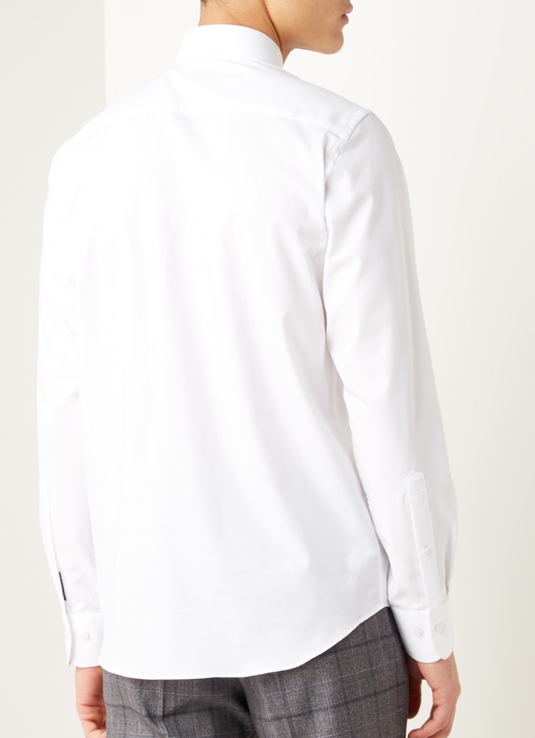 Camisa Profuomo de corte regular que não precisa ser passada a ferro
