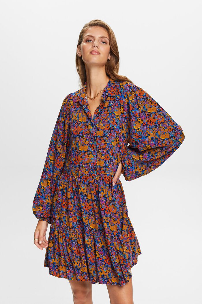 Minikleid mit Print, LENZING™ ECOVERO™