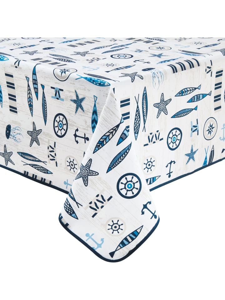 Erwin Müller Tischdecke in blau günstig kaufen