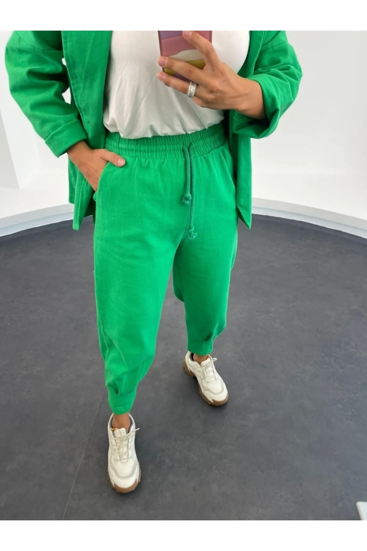 EYBUTİK  Zweiteiler - Grün - Regular Fit