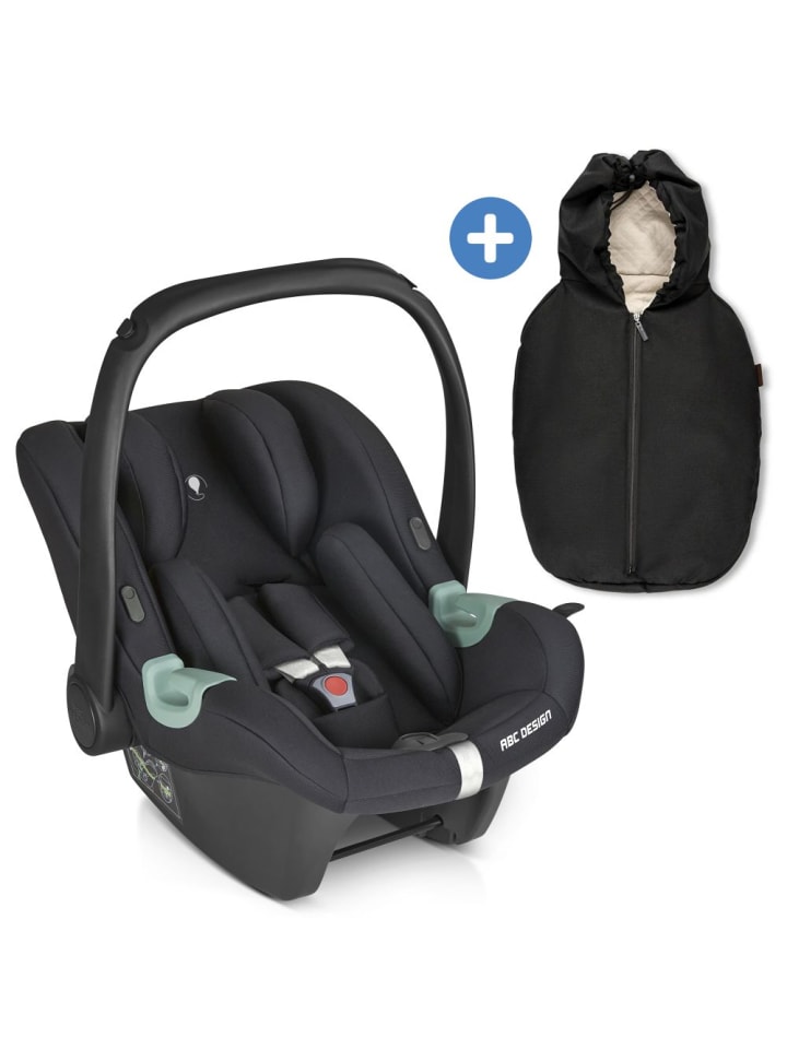 ABC-Design Babyschale Tulip (Autositz Gruppe 0  / i-Size) in schwarz günstig kaufen onesize