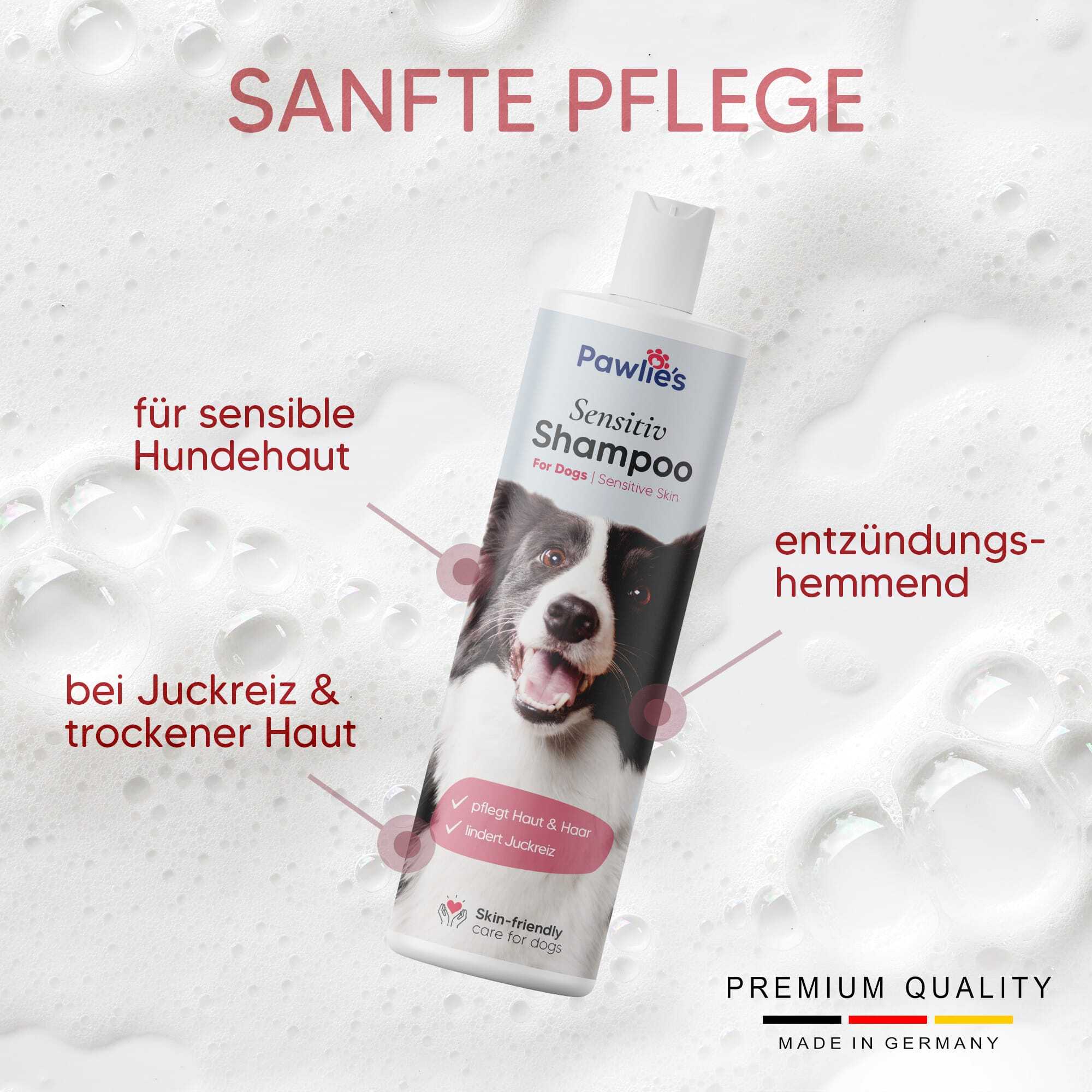 Pawlie's Fellpflege Pawlie's Sensitiv Hundeshampoo für Hunde