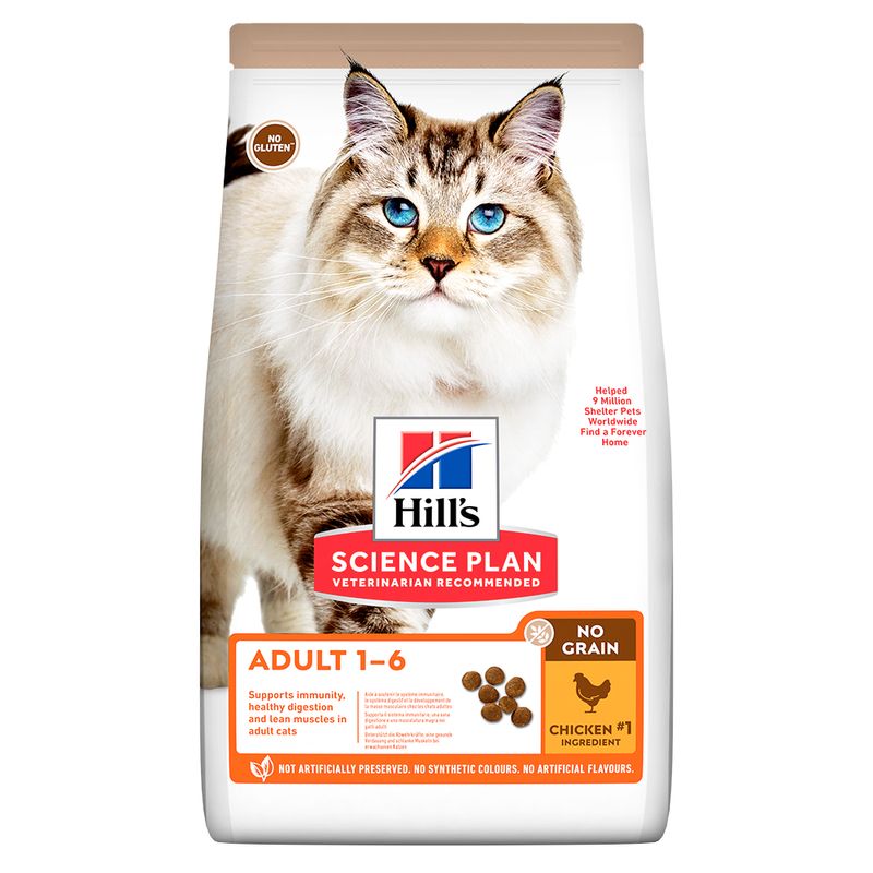 Hill's Science Plan Adult 1-6 No Grain mit Huhn zu TOP-Preisen