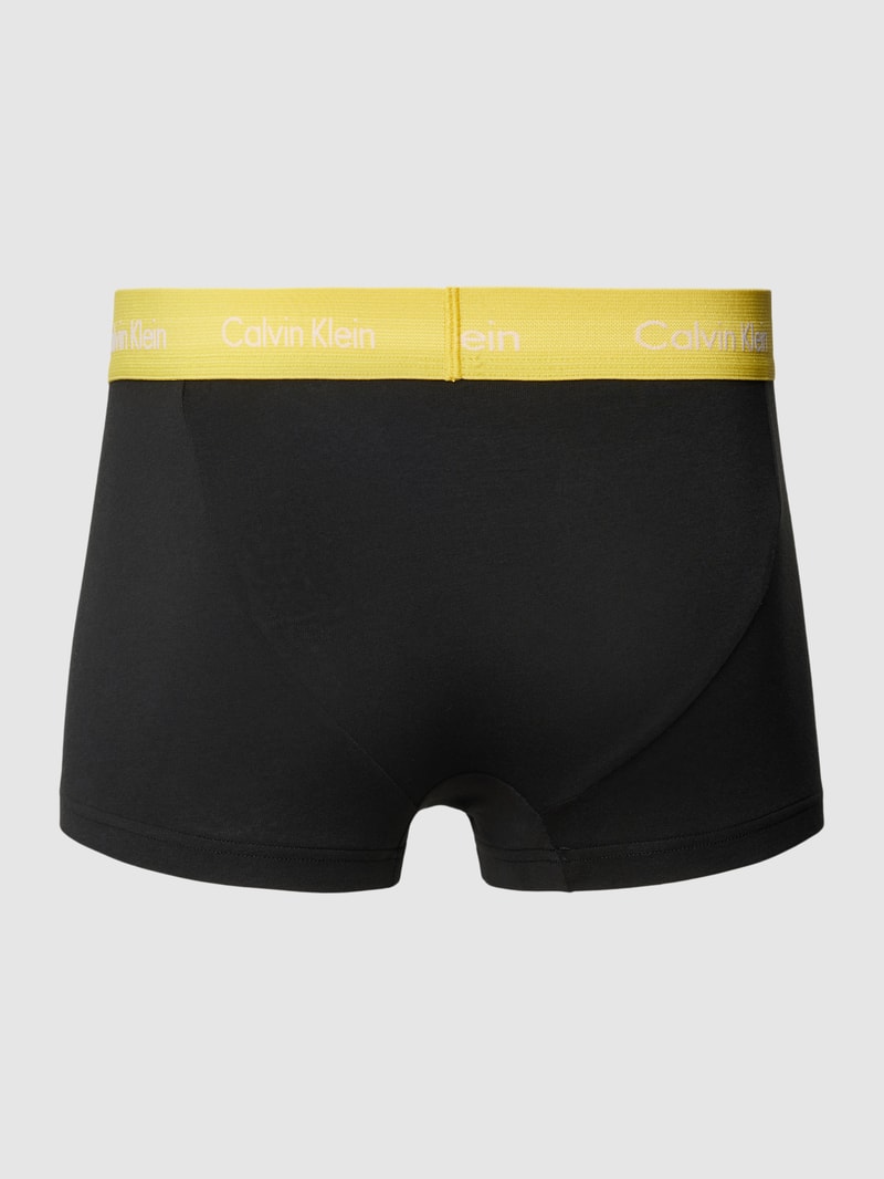 Low Rise Trunks mit elastischem Logo-Bund im 3er-Pack in schwarz