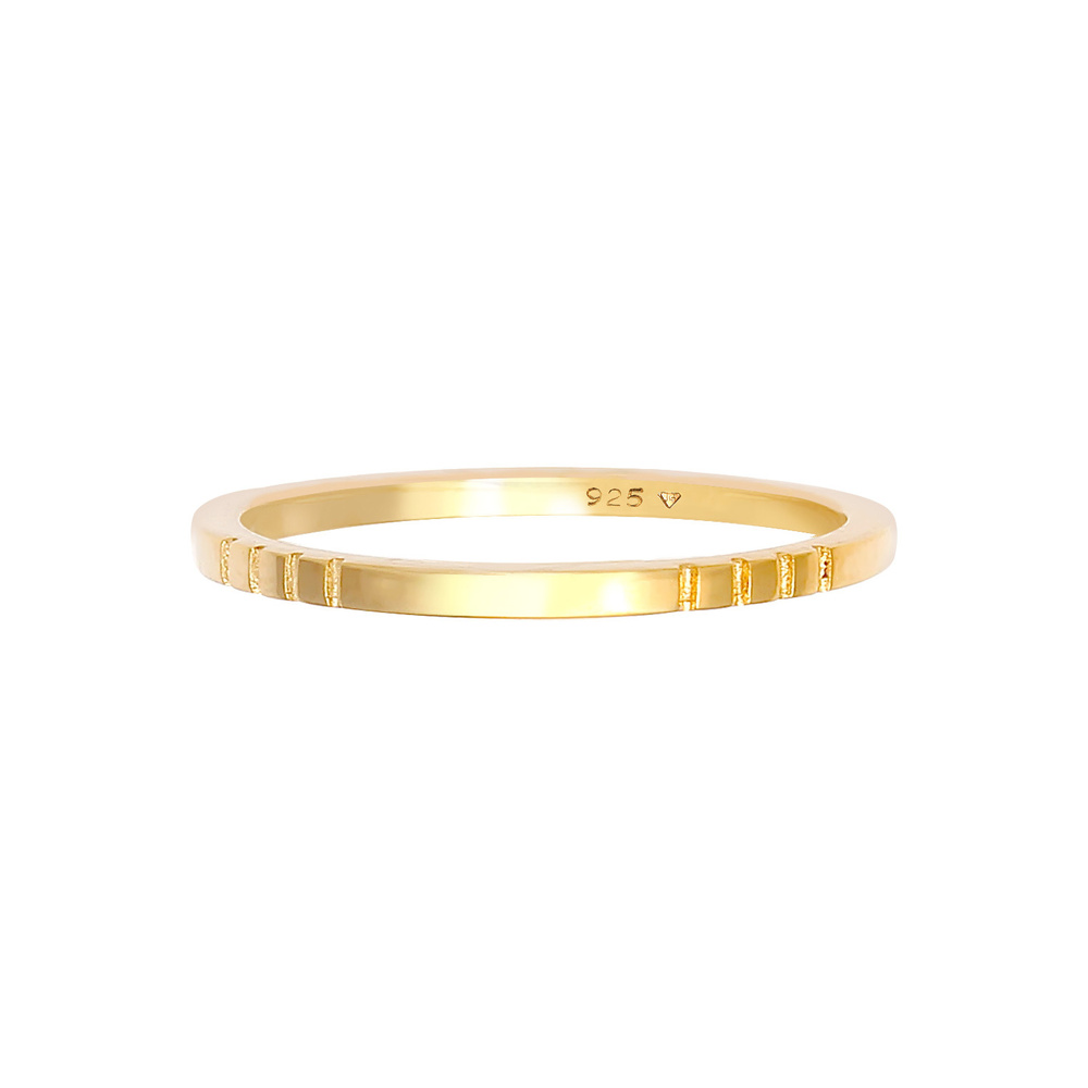 Elli Elli Bague Femmes pile bande tendance en argent sterling 925 Bague
