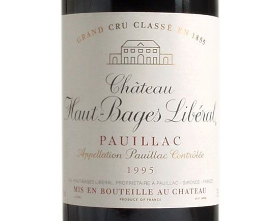 Château Haut-Bages Liberal 1995 Bordeaux Pauillac