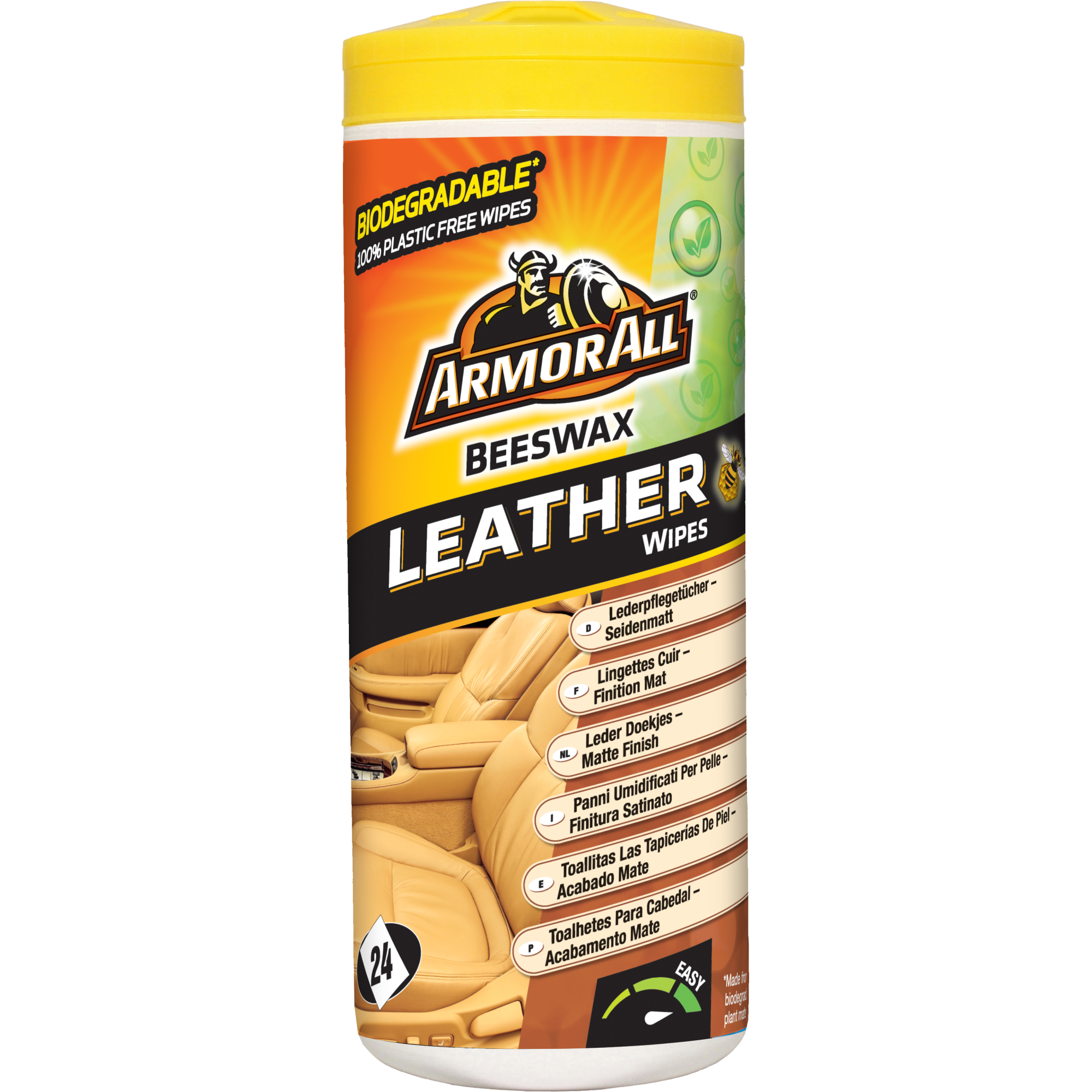 ARMOR ALL Leder-Pflege-Tücher, 24 Stück - ATU