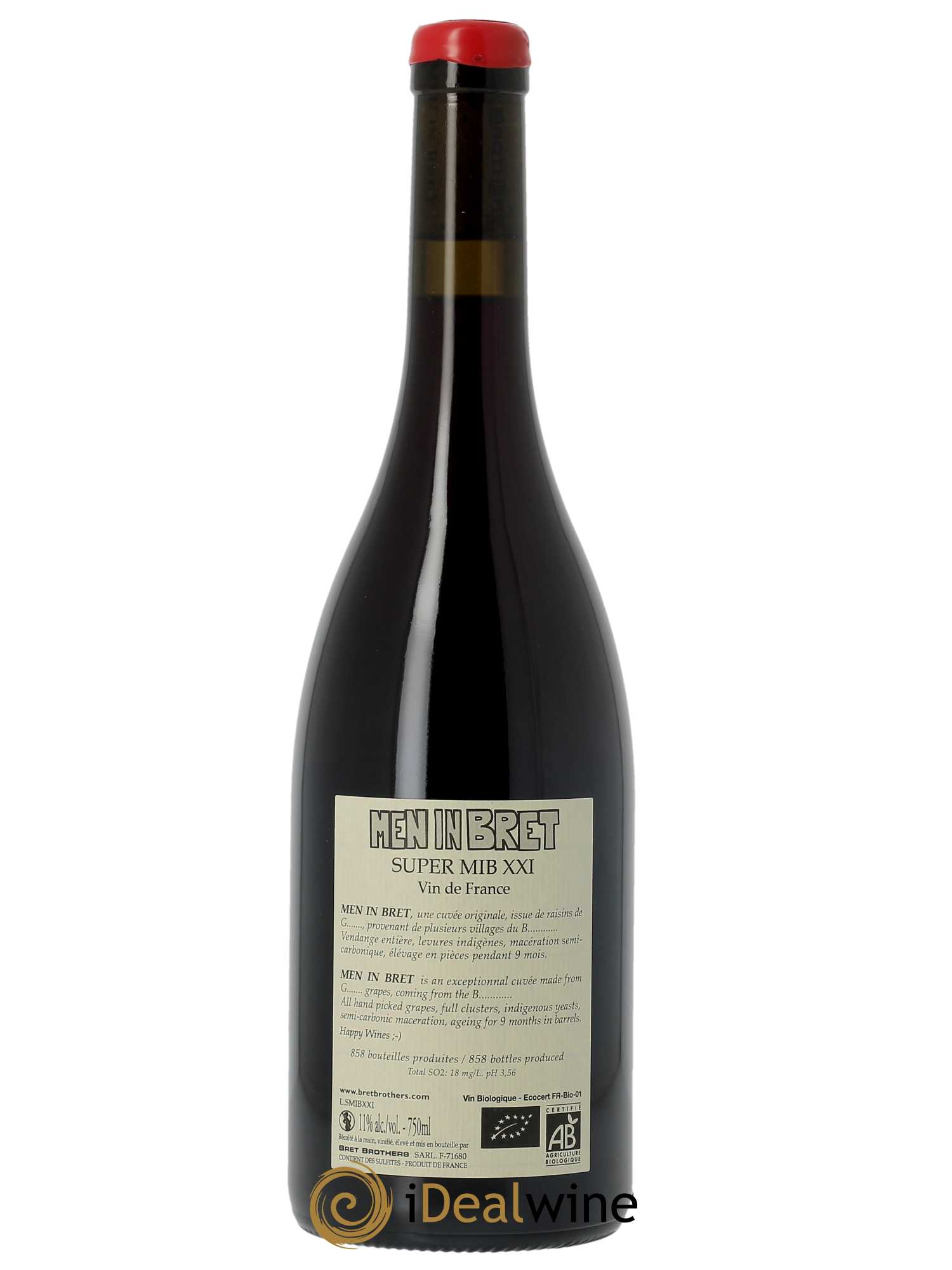 Vin de France Men in Bret XXI Cuvée Zen Bret Brothers   - Lot de 1 Bouteille