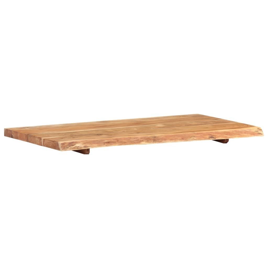 vidaXL Badezimmer-Set Badezimmer-Waschtischplatte Massivholz Akazie 100 x 55 x 3,8 cm