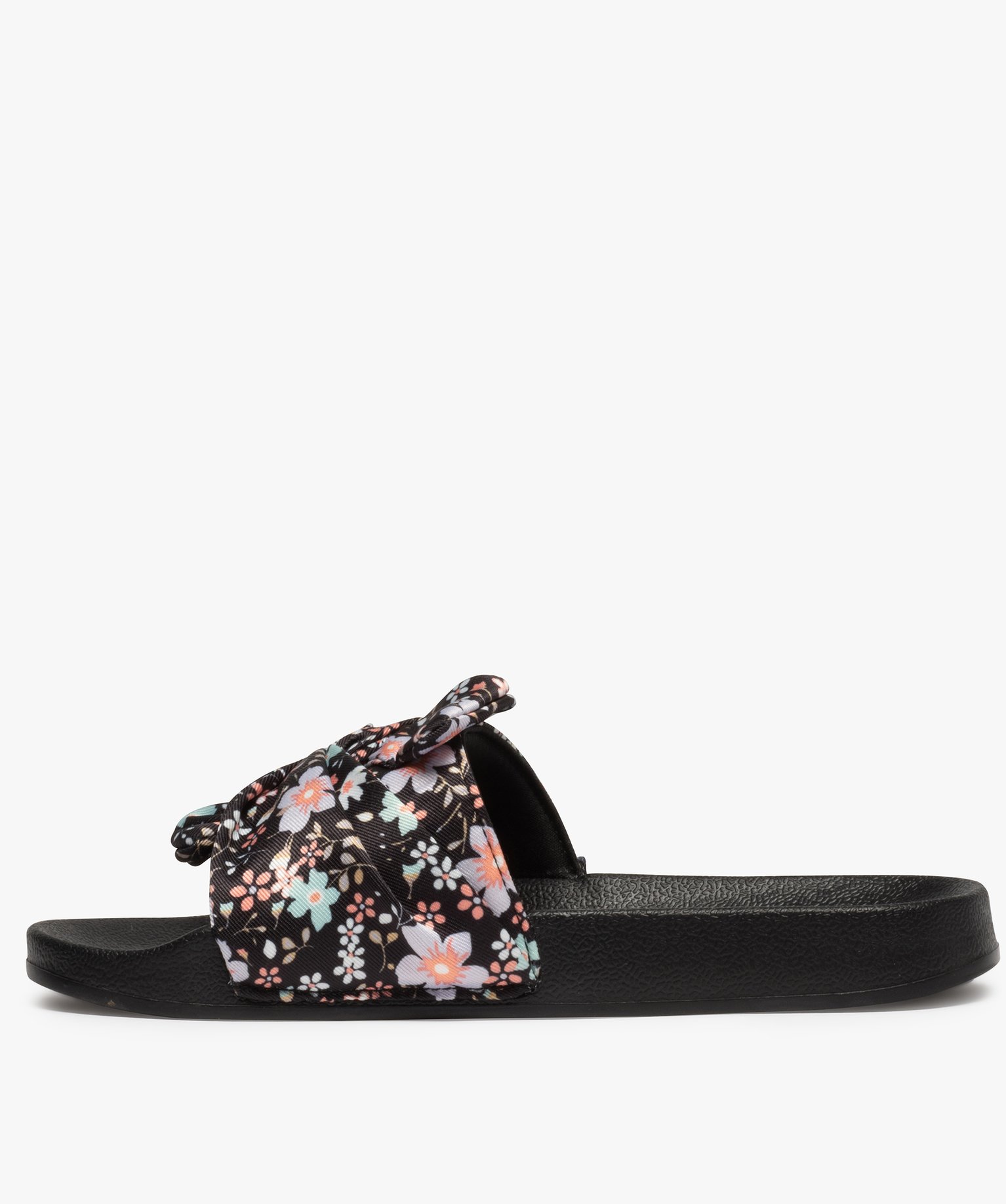 Mules de piscine femme dessus drapé – Shoes by LTDC noir | GEMO