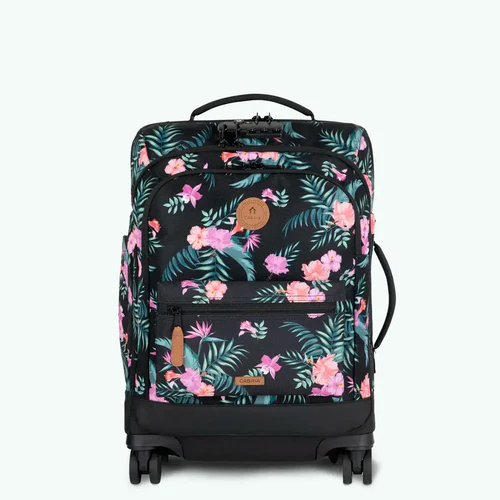 Valladolid Small Black 4-Wheel Soft Suitcase