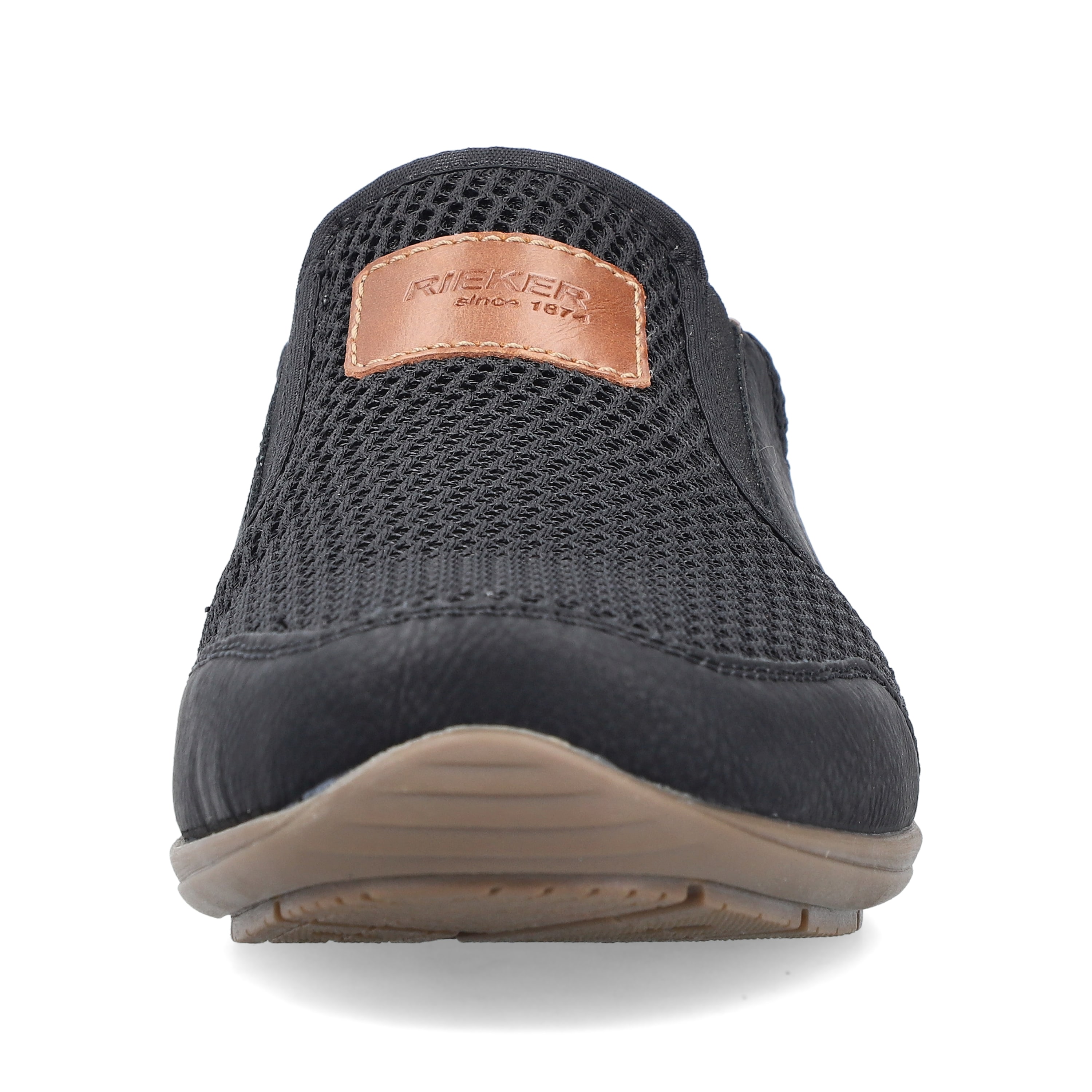 Rieker Herren Slipper asphaltschwarz