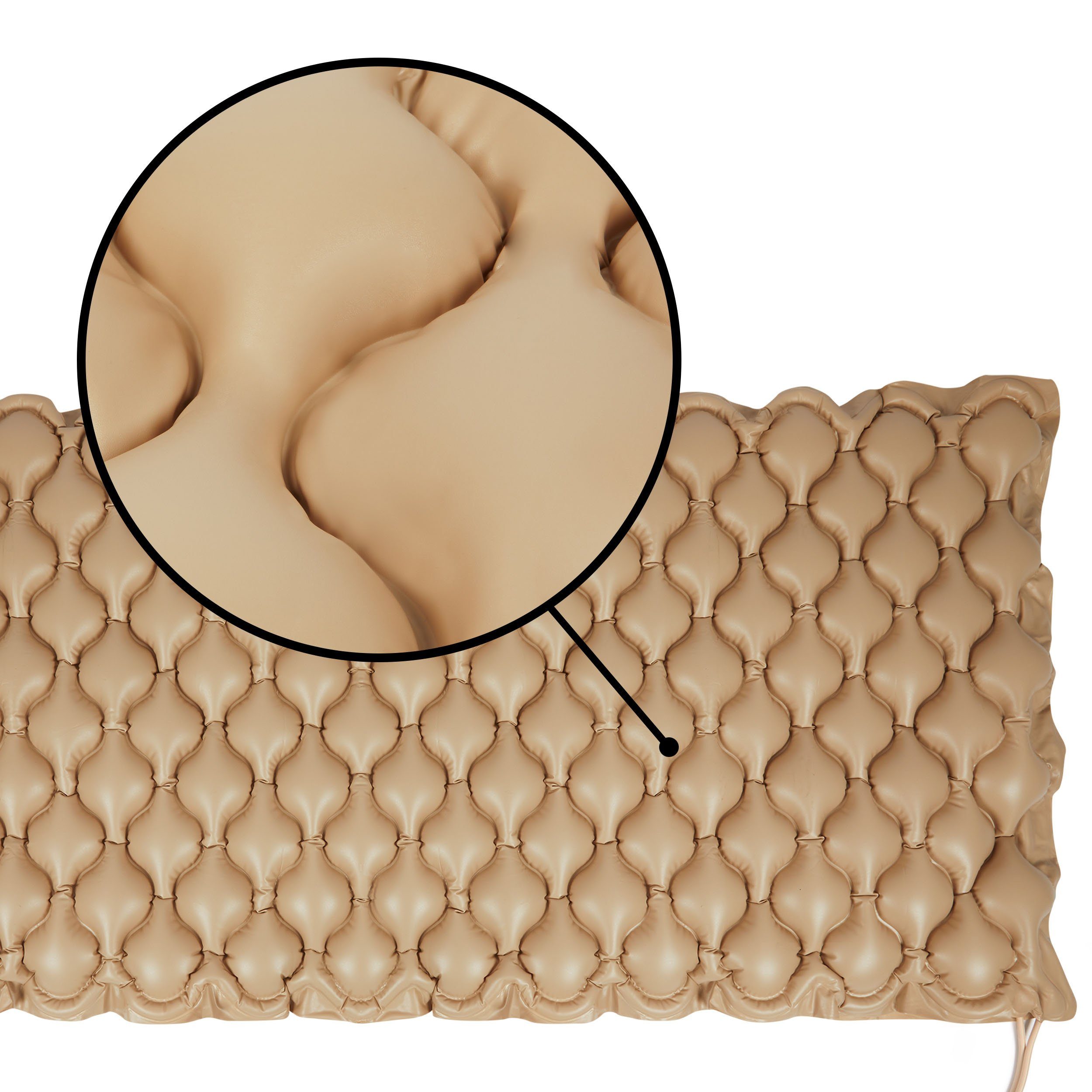 Matratzenauflage Antidekubitus / Wechseldruckmatratze - Auflagesystem mit Pumpe pulox