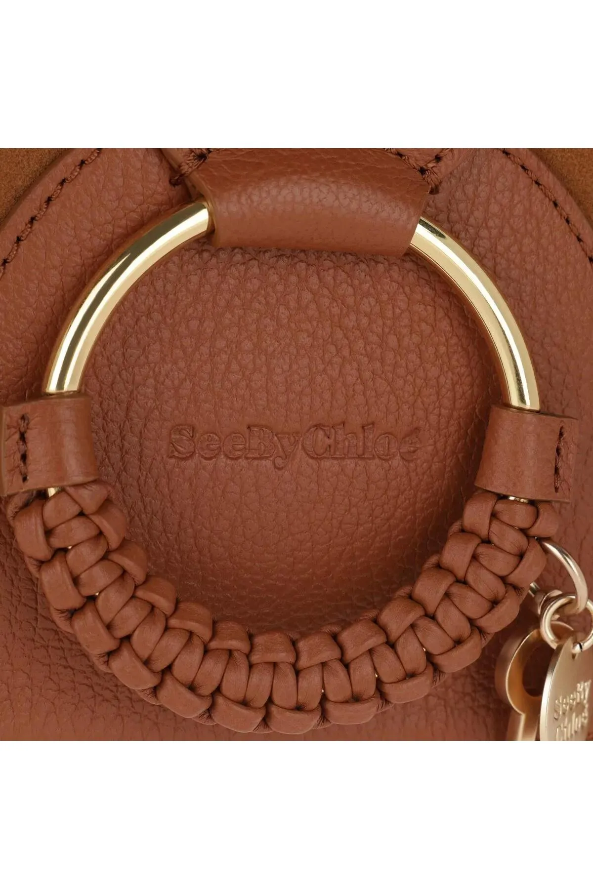 See by Chloé  Hana Schultertasche Ziegenleder Karamell