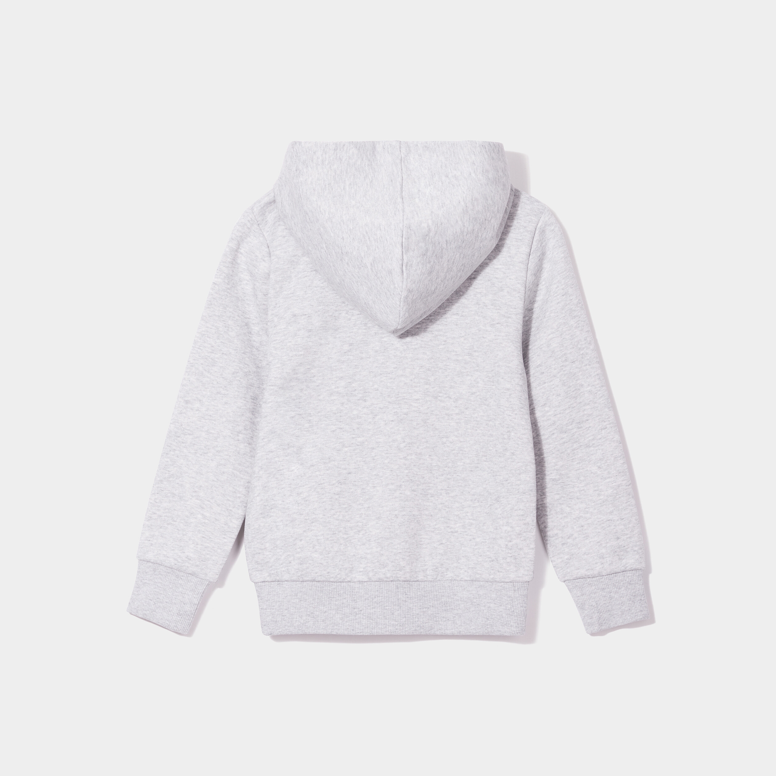 Sweat zippé molletonné à capuche gris clair garçon | La Halle