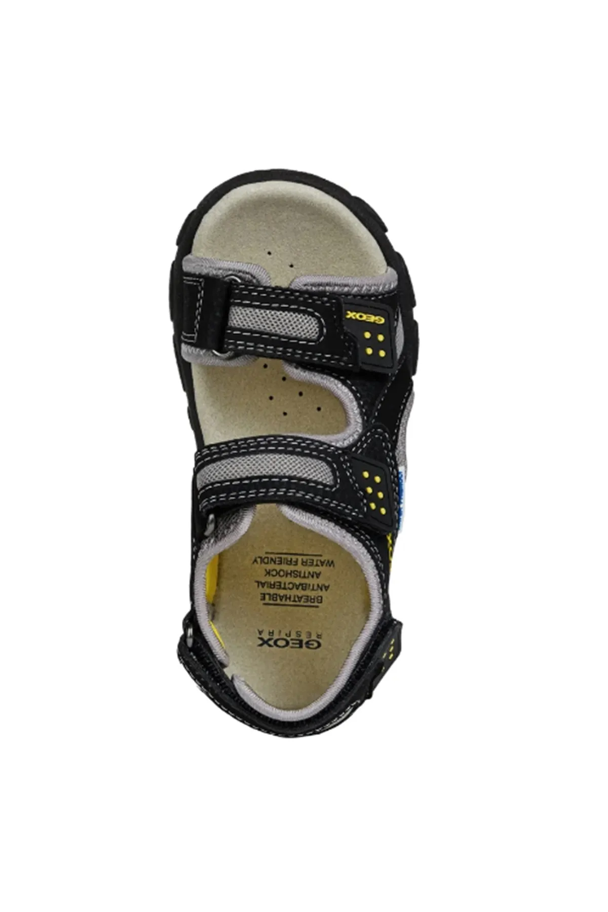 Geox  Sandalen Herren SCHWARZ/GELB