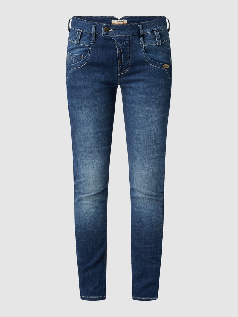 Deep Crotch Fit Jeans mit Viskose-Anteil Modell 'Marge' in blau