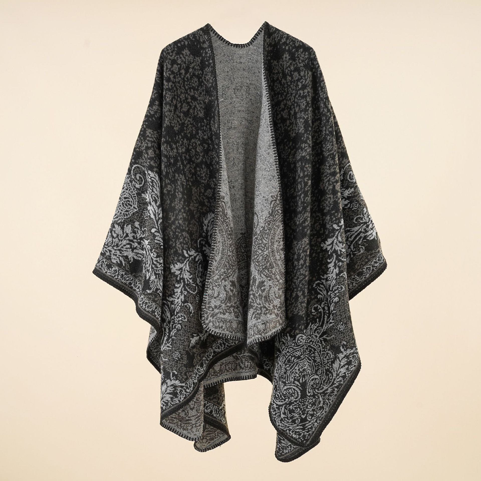 IBETTER XXL-Schal Poncho Bedruckte Schal Herbstschal Winterschal Umhänge Modeschal Damen