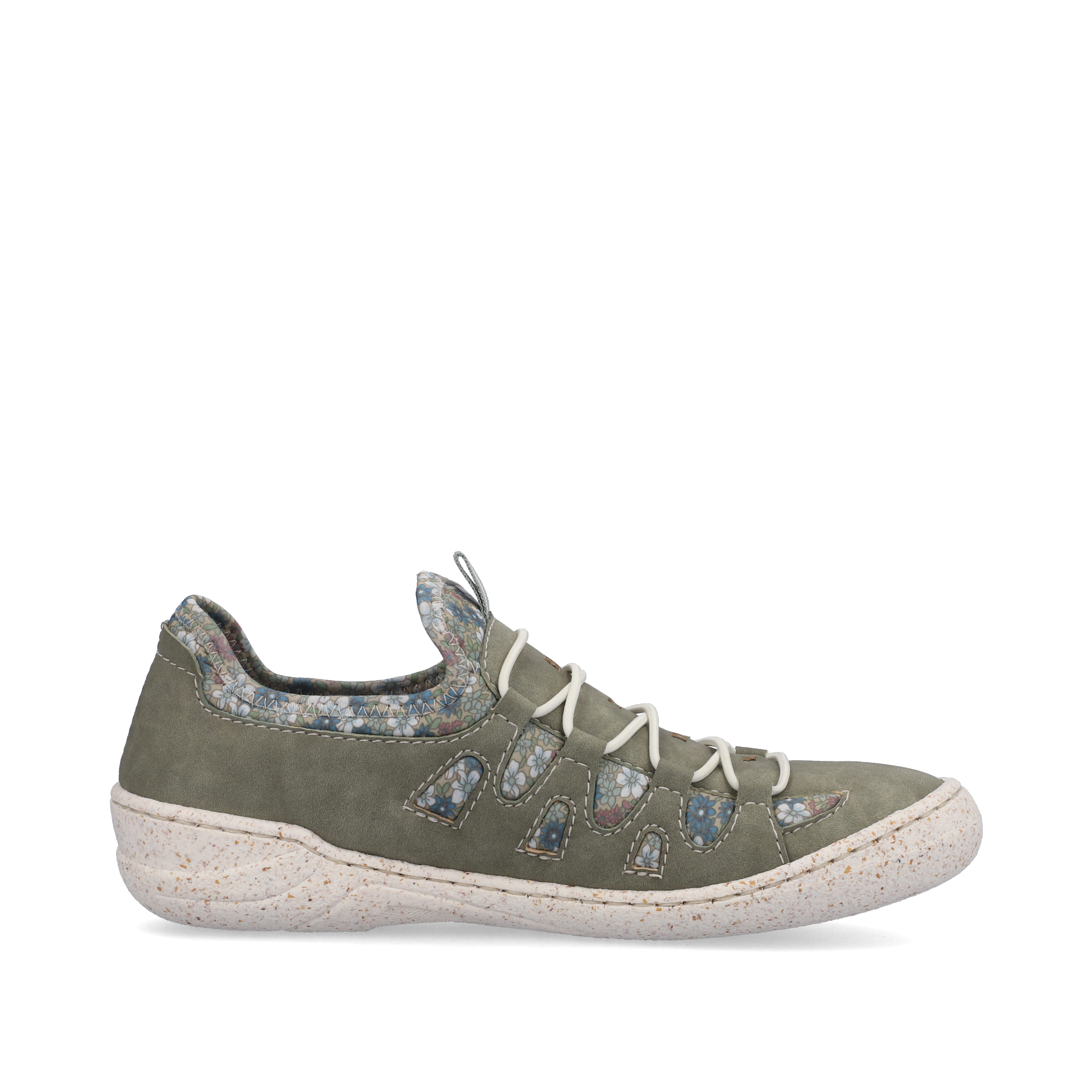 Rieker Damen Slipper olivgrün