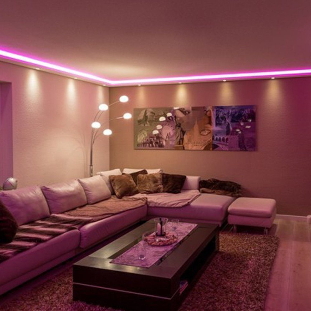 Licht-Trend Stuckleiste Dekor-Profil L Stuckleiste 1,2 m indirekt Wand oder Decke