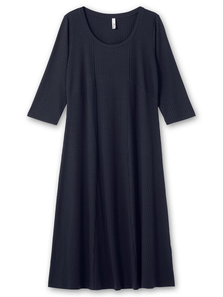 sheego Shirtkleid in tiefblau günstig kaufen 46