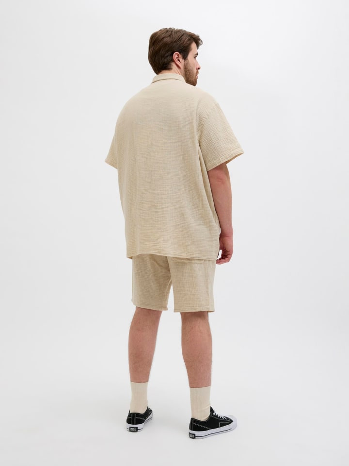 JACK & JONES PLUS Shorts in Safari günstig kaufen