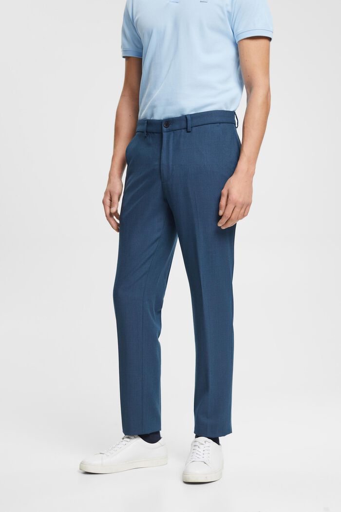 Mix & Match: Anzughose mit Birdseye-Muster