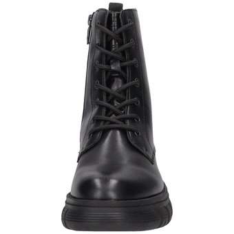 Tom Tailor Schnür Boots in schwarz