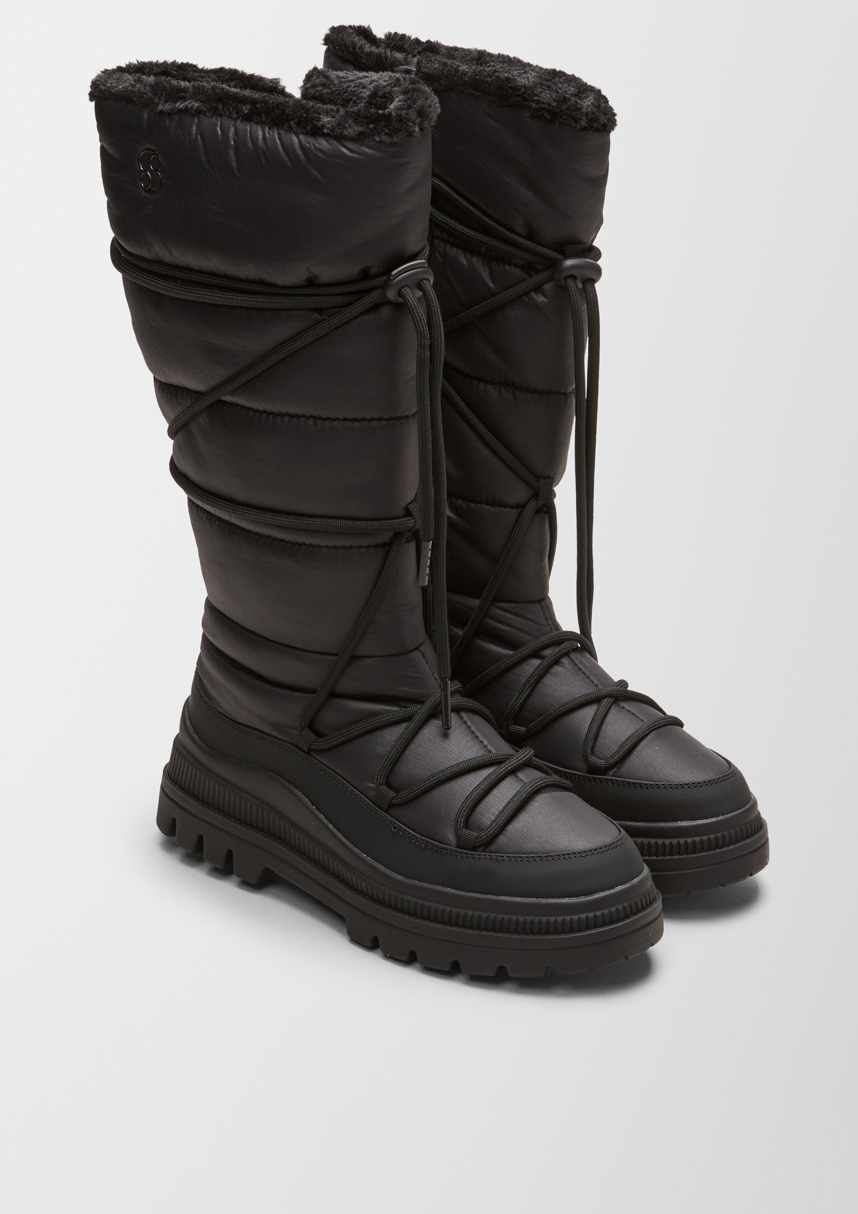 Gefütterte Stiefel mit Steppung  6006621-001