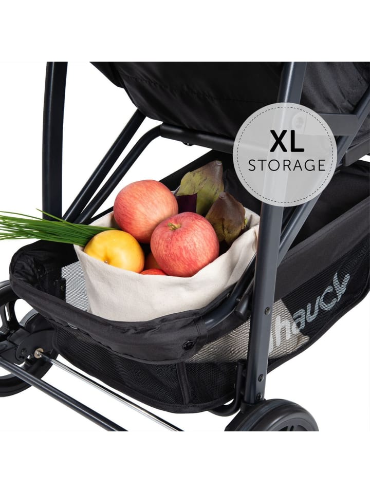 Hauck Buggy Rapid 4 inkl. XXL Zubehörpaket & Buggy-Lenkrad in schwarz günstig kaufen onesize