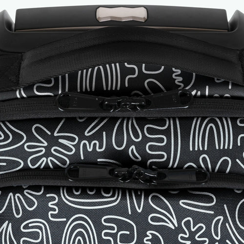 Soft-sided 2-wheel suitcase XS Amiens black