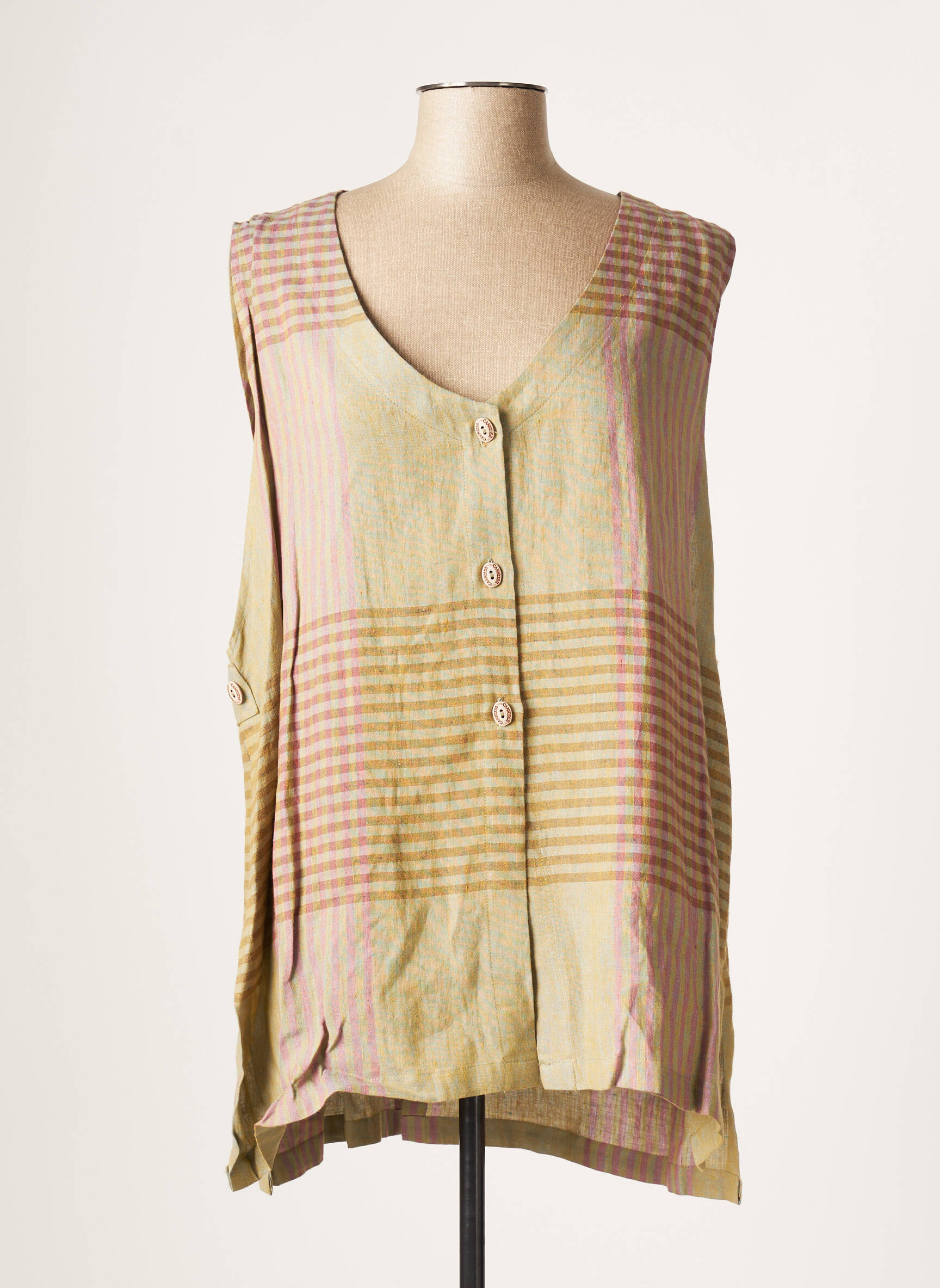 Cannisse Tuniquesansmanche Femme couleur vert