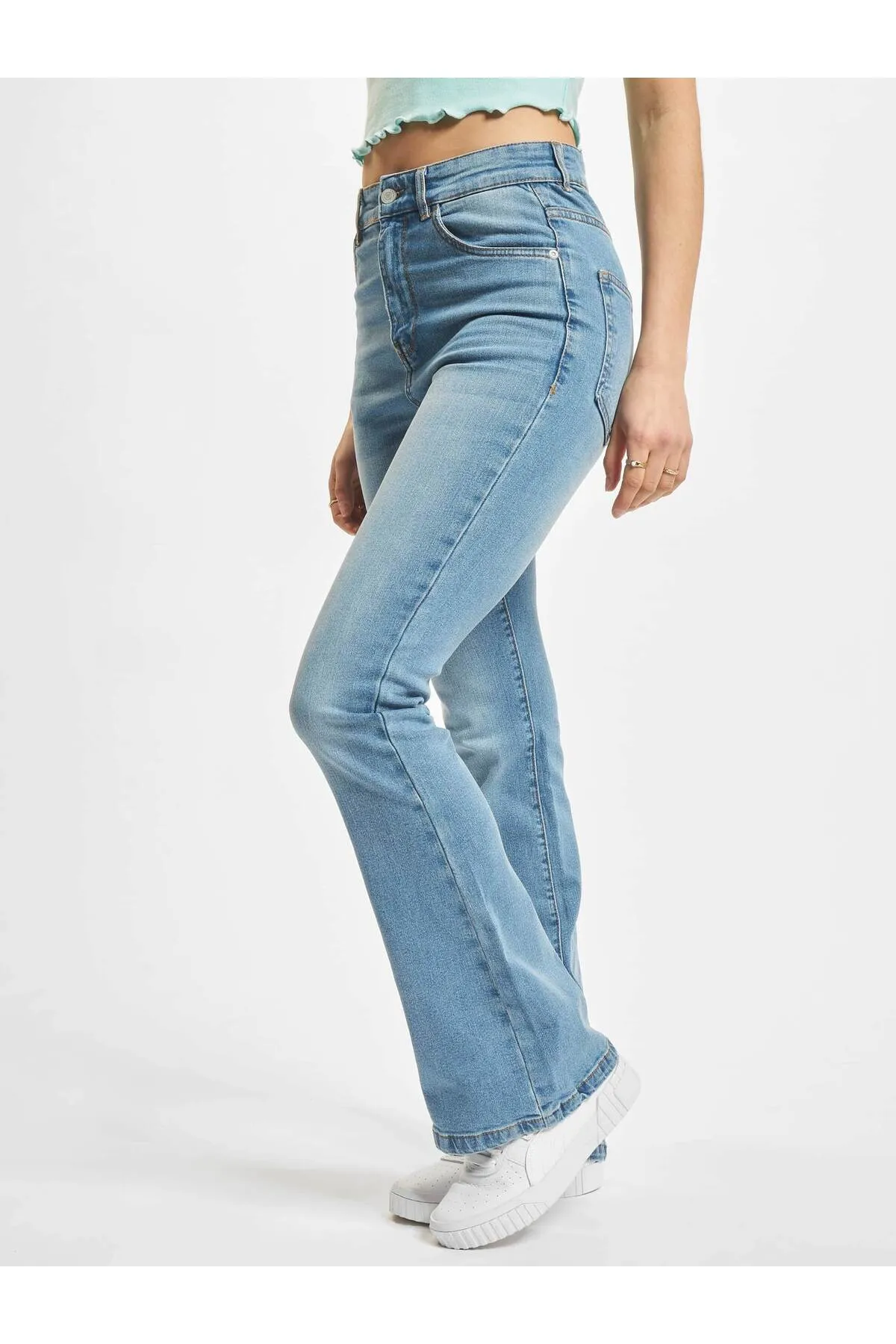 Denim Project  Damen Dpwcaro Flared Straight Fit Jeans