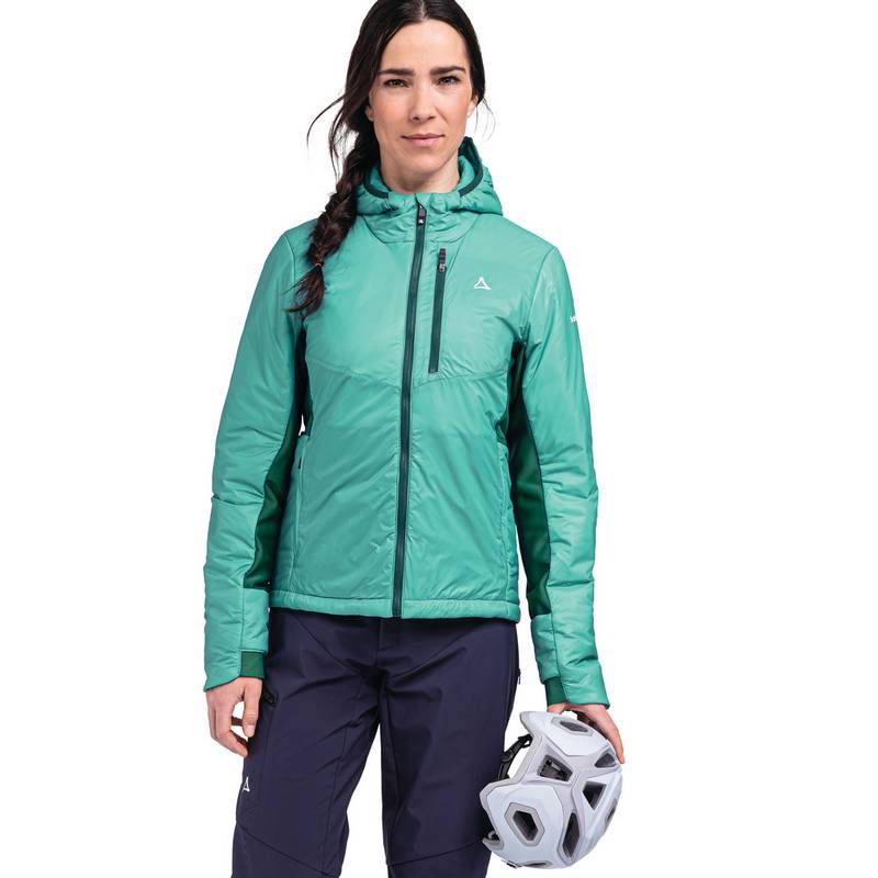 Schöffel Ins Hybrid Black Raven L Fahrradjacke Damen