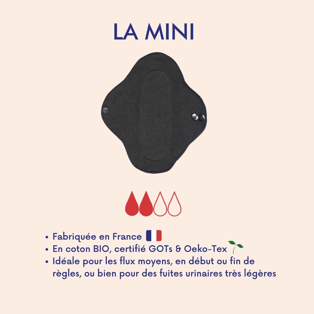 Miu La mini serviette lavable