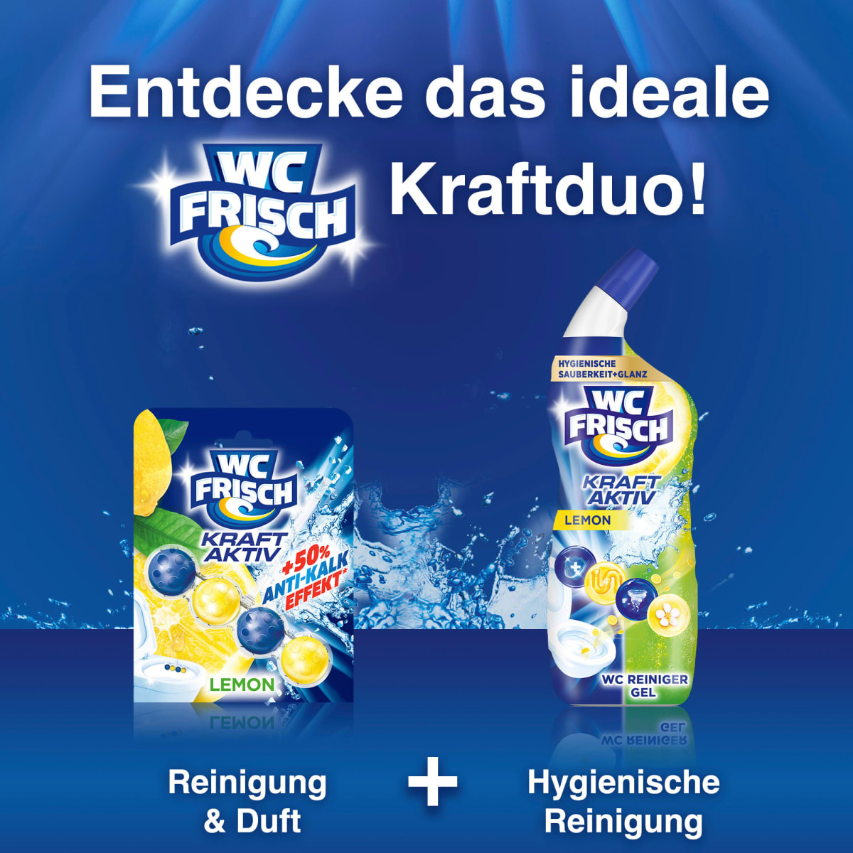 WC-Reiniger Gel Lemon, 750 ml