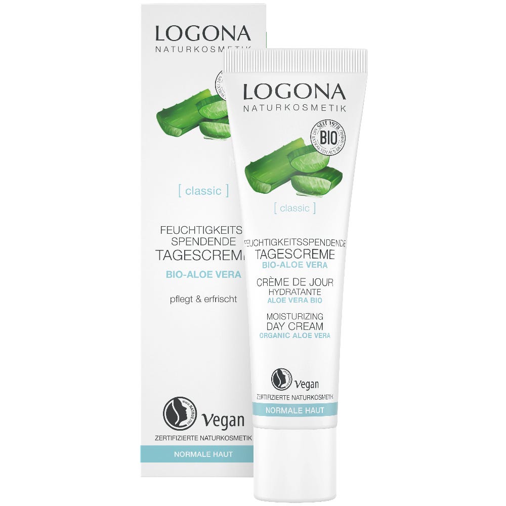 LOGONA Feuchtigkeitsspendende Tagescreme Bio-Aloe Vera 30 ml