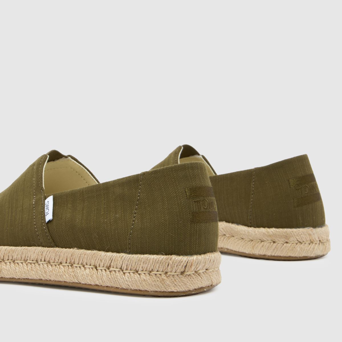 Boty TOMS Alpargata Rope 2.0 v khaki barvě