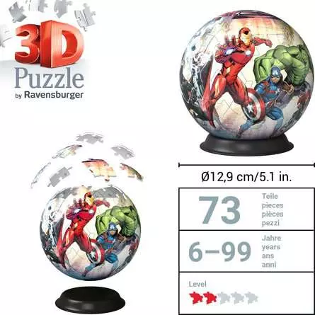 3D Puzzle Ball Marvel Avengers
