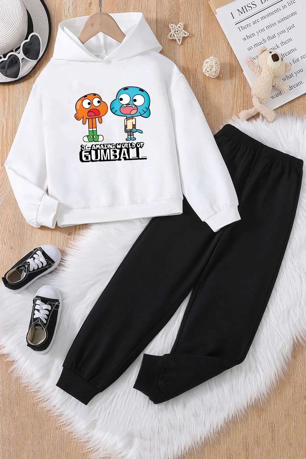 uyguntarz  Gumball-Trainingsanzug-Set für Kinder