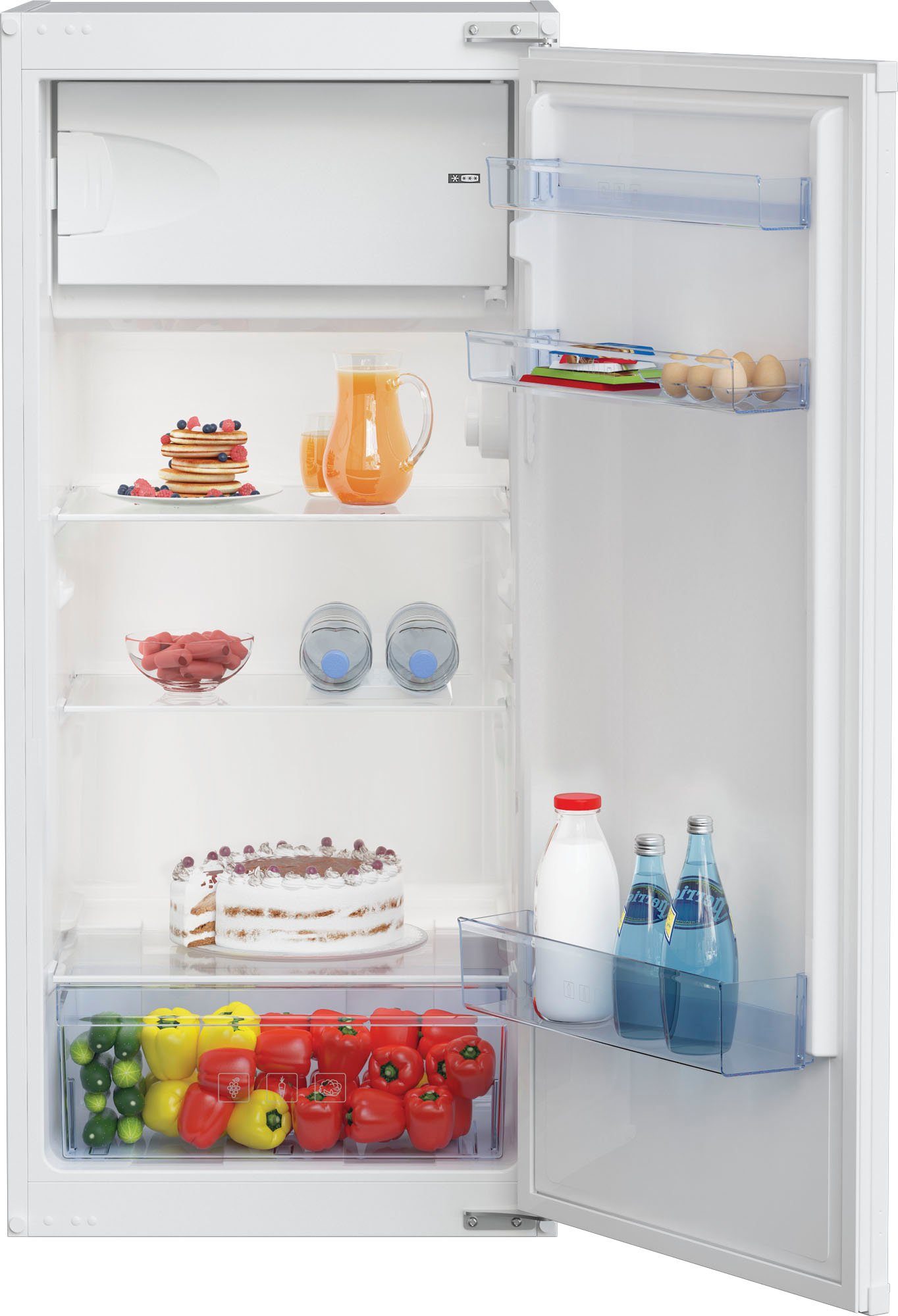 BEKO Einbaukühlschrank BSSA210K3SN, 121,5 cm hoch, 54 cm breit
