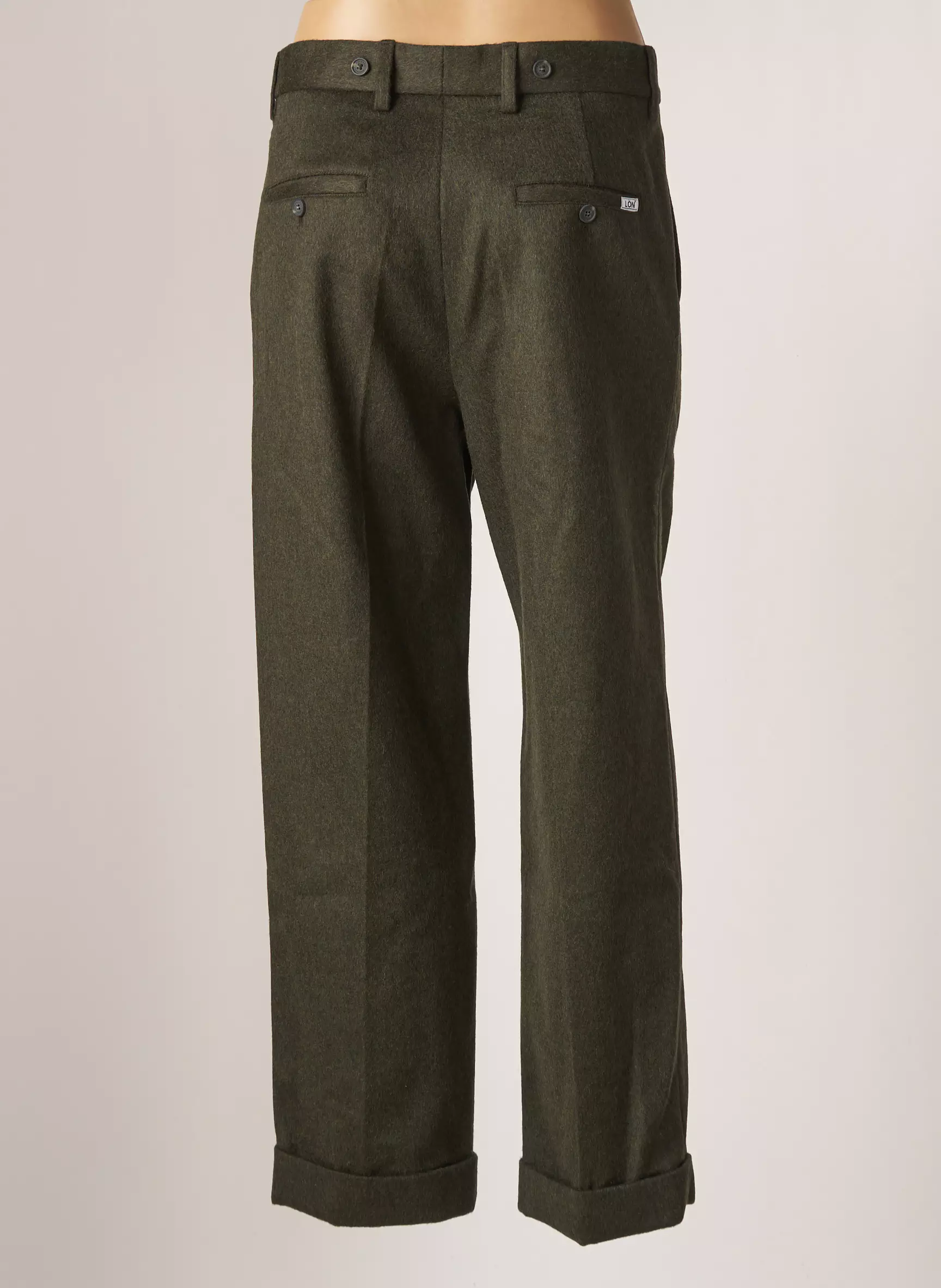 Margaux Lonnberg Pantalons Chino Femme couleur vert