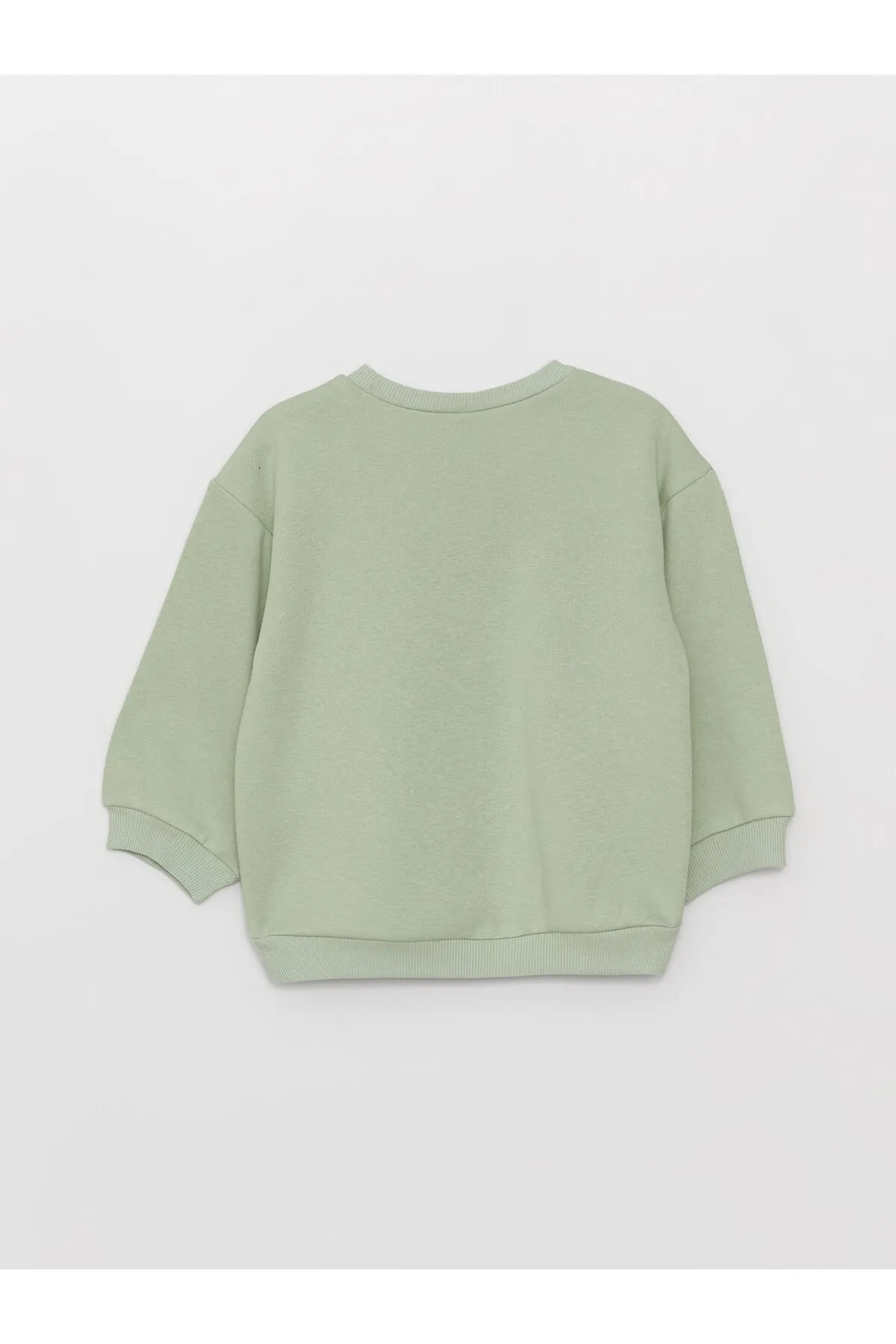 LC Waikiki  Langärmliges, bedrucktes Baby-Mädchen-Sweatshirt mit Rundhalsausschnitt