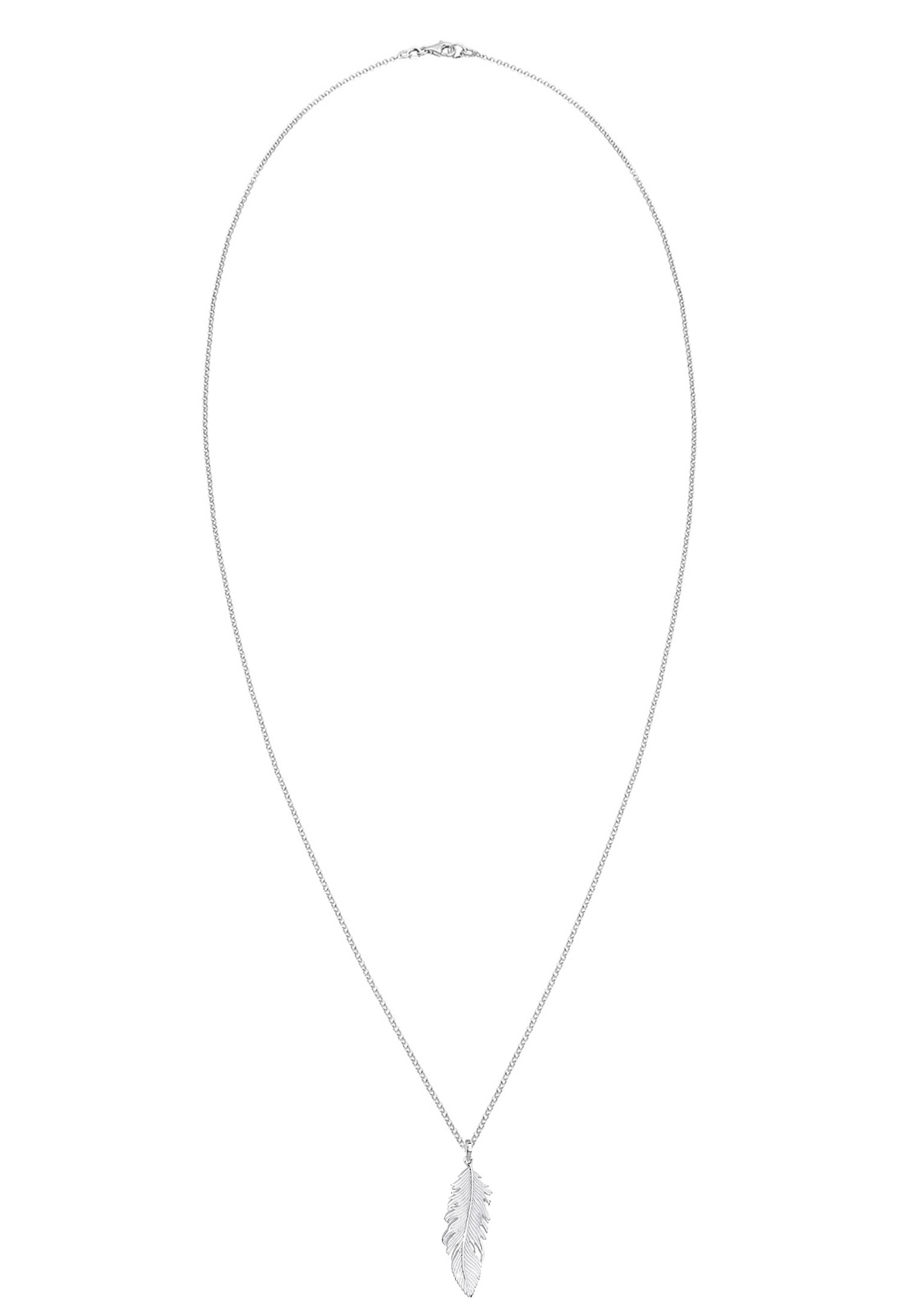 Bracciale da donna Elli in argento sterling 925 con simbolo di piuma, stile bohémien, zingaro e gitano.